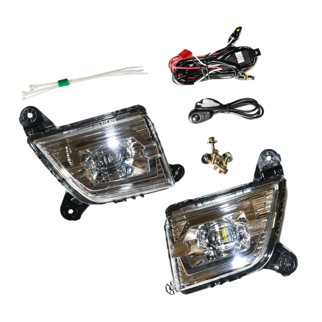 2 Pieces Fog Lights Lamps for Chevy Silverado 2019 2020 2021 GM1038239 GM1039239