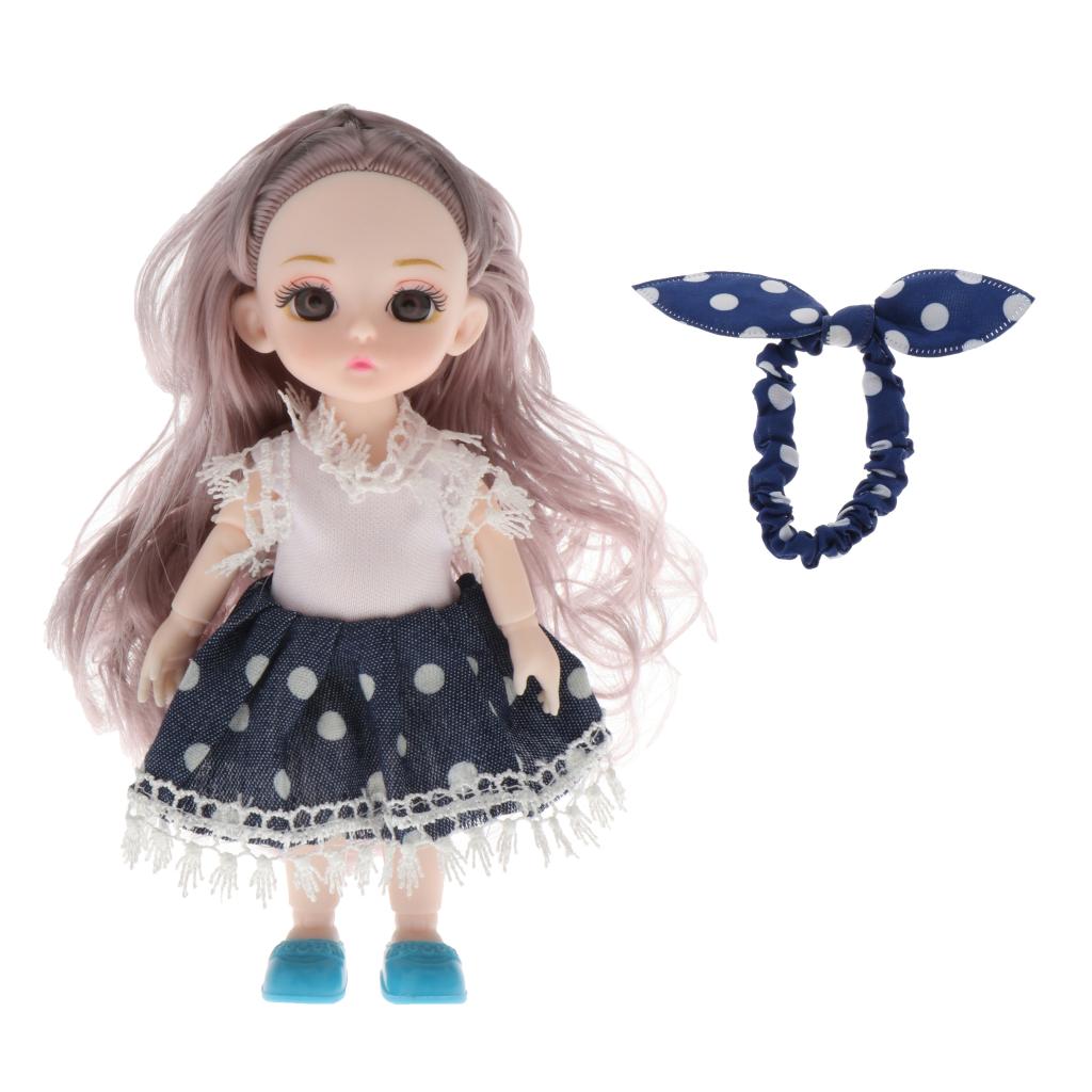1/12Scale Ball Jointed ob11 Doll Articulated Collector Doll Fully Poseable