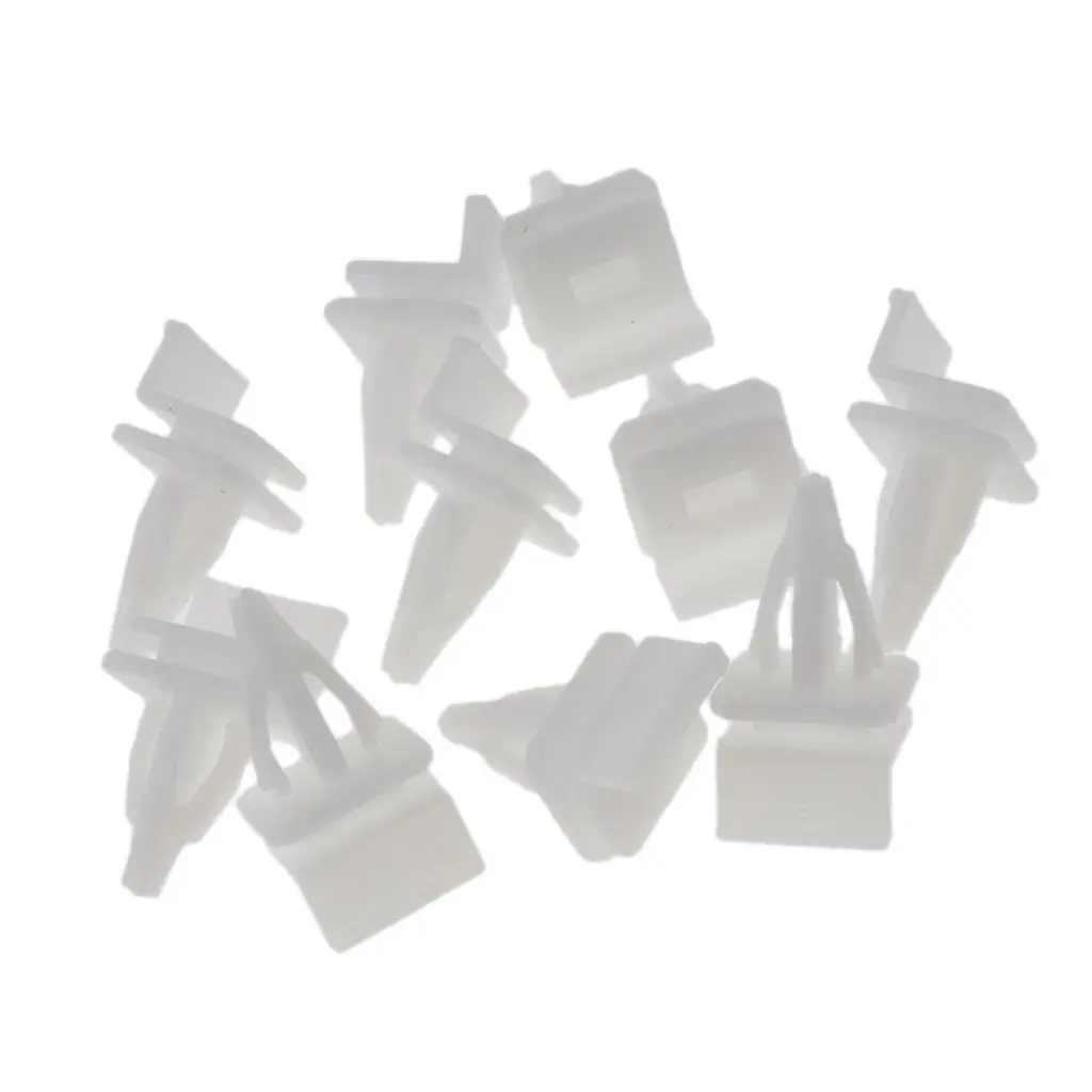 10 Pieces White Plastic 20*18*35mm Rocker Panel Moulding Clip for RL 96-04 RL 96-04