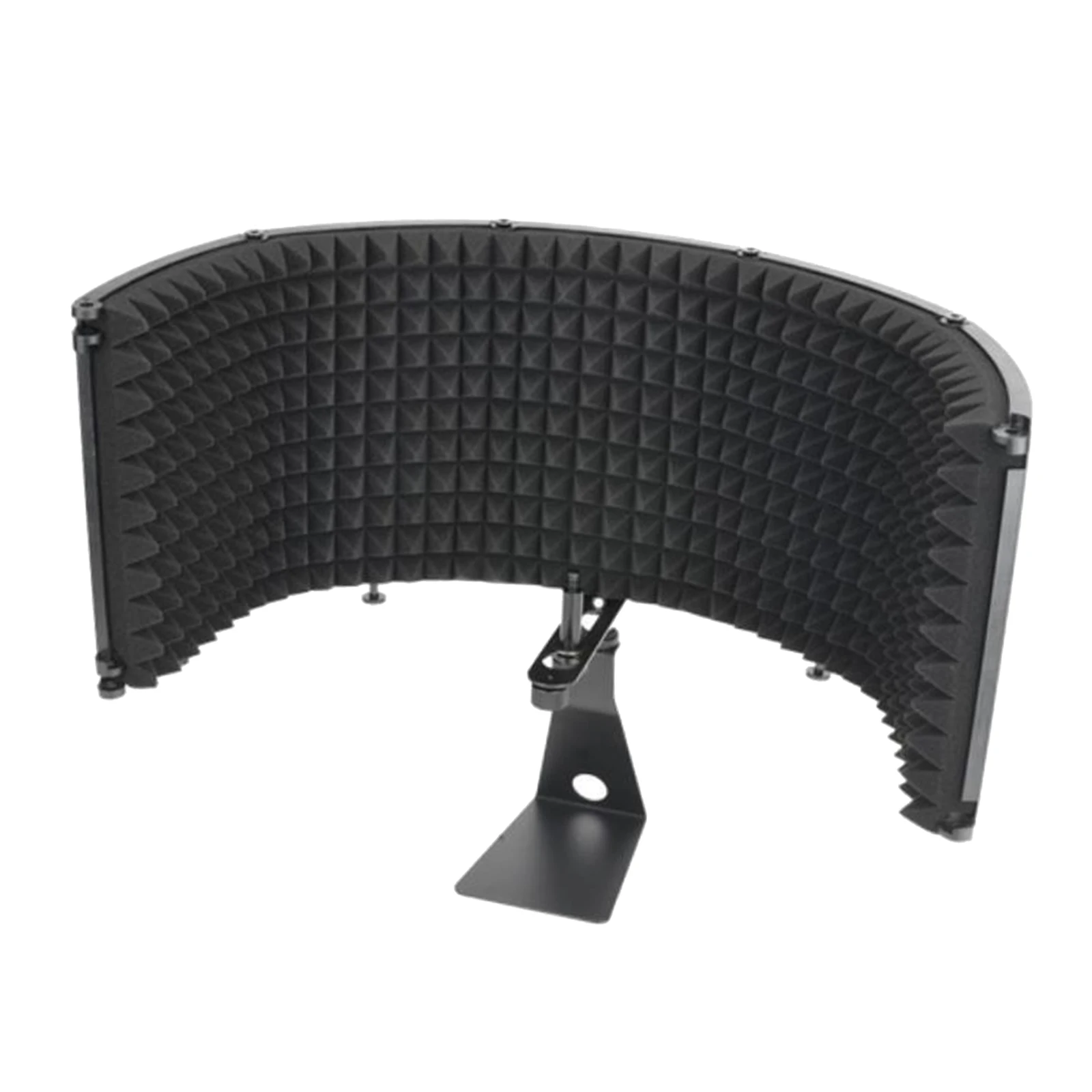 Microphone Isolation Shield, Sound Absorbing Vocal Recording Panel, 5 Panels