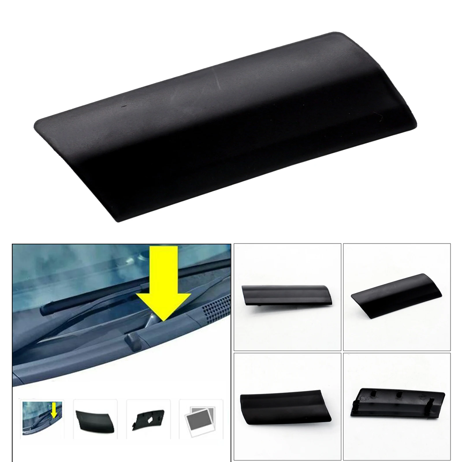 Auto Wiper Scuttle Panel Trim Protective Cover Left 735452714 for Fiat 500 ,Easy Install