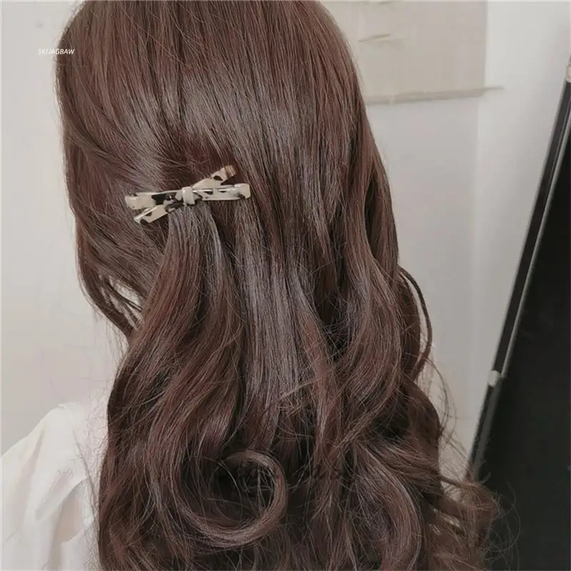 gold hair clips Fashion Women Hair Clip Simplicity Elegant Acetate Hair Barrettes Girls Duckbill Hairclip Hair Accessories Korean Hair Clips long hair clips