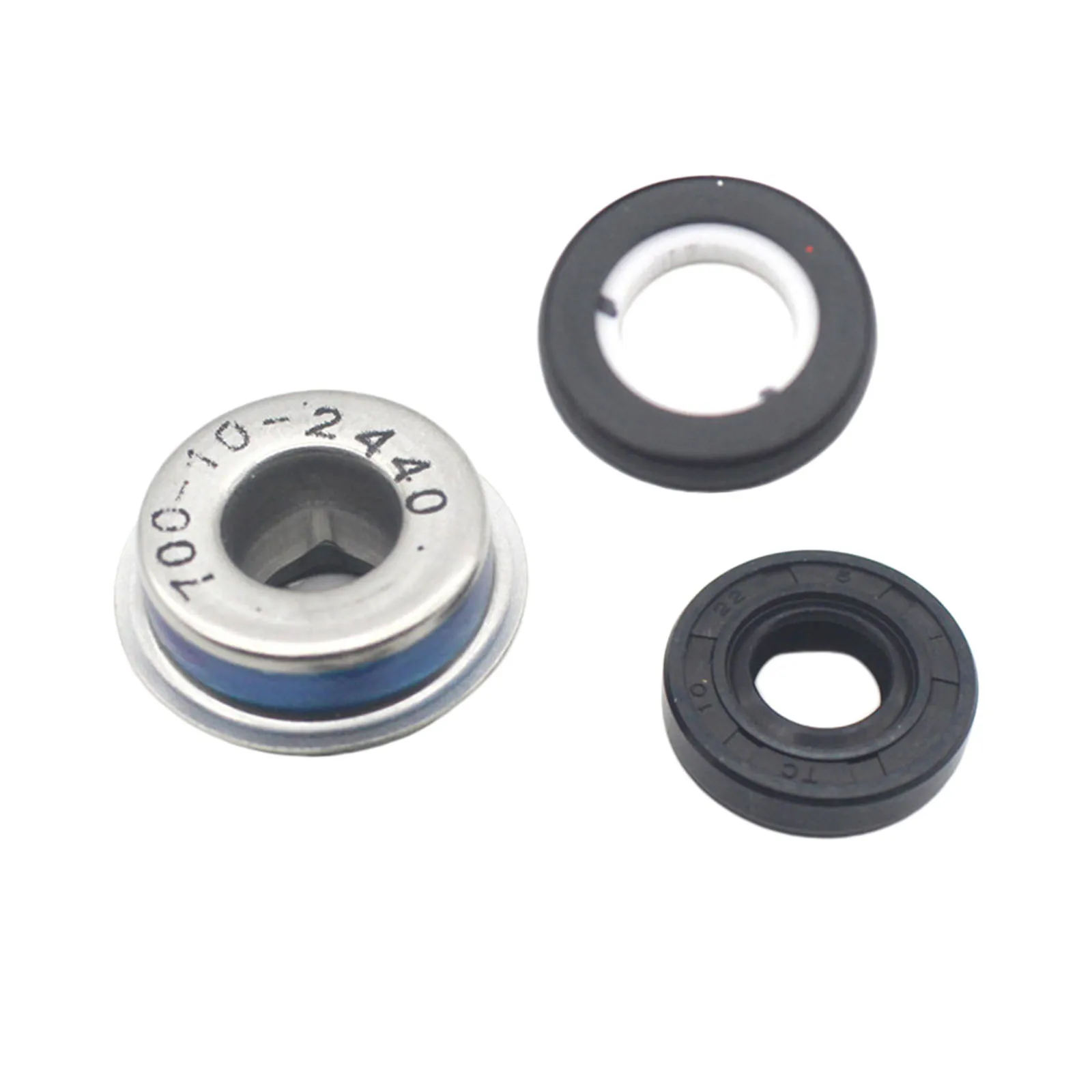 3Pieces Water Pump Seal Set Replaces for Suzuki GSXR400 GK76A 1990-1995