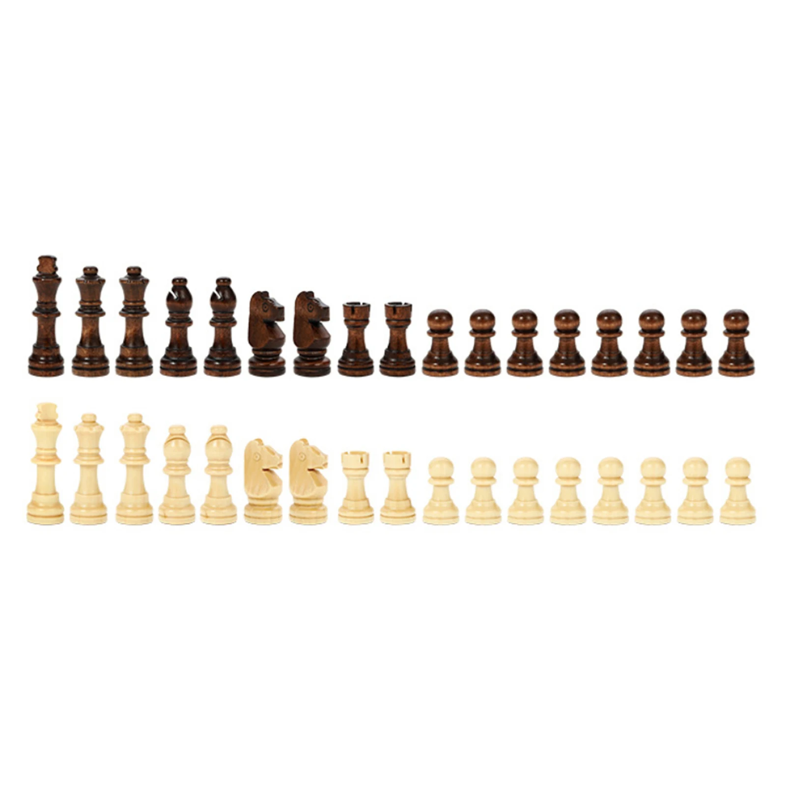Wooden Magnetic Chess Board Extra 2 Queens 13