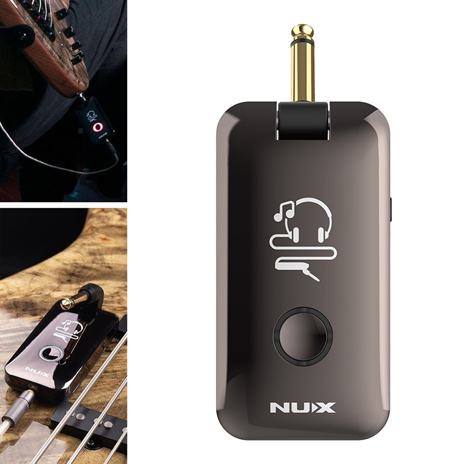 USB Chargable Portable Pocket Guitar Bass Headphone Amp Multi-Effects