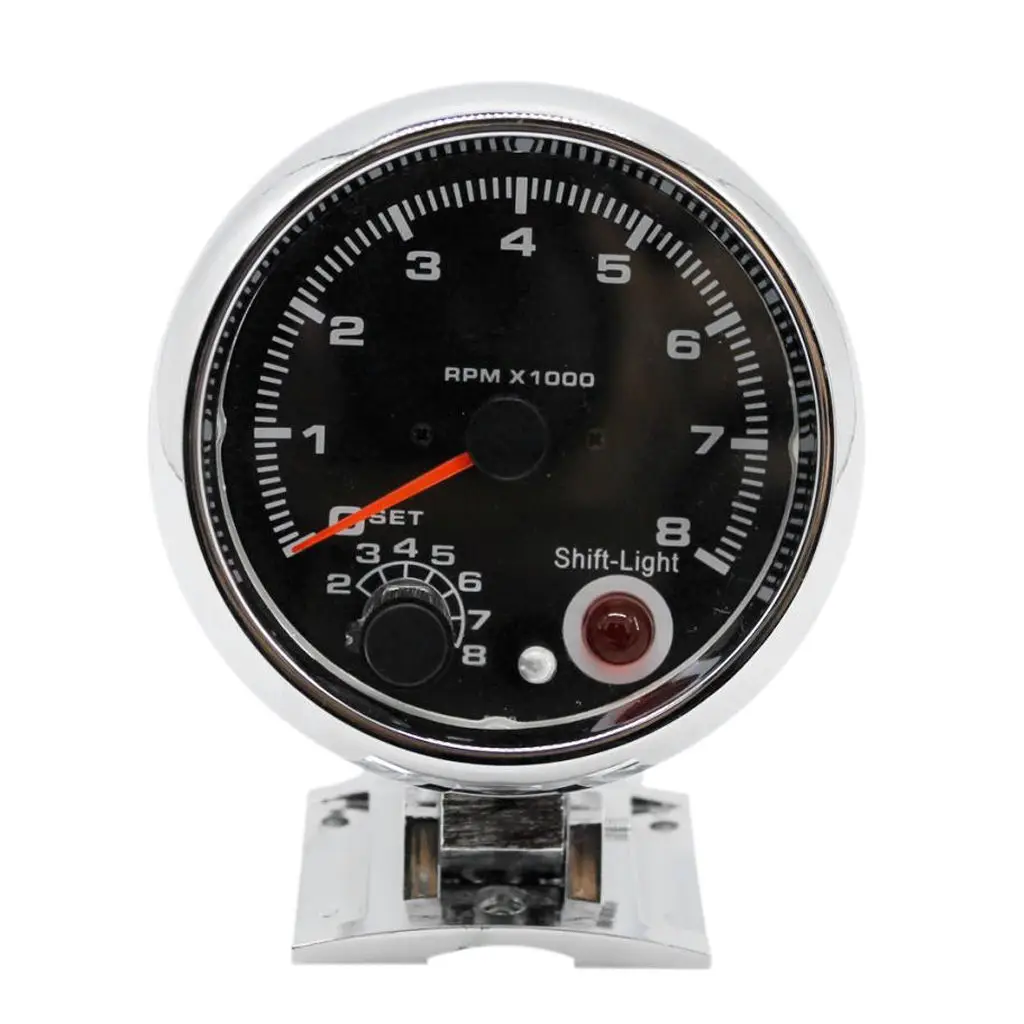 RPM Indicator Car Tachometer Range 0-8000rpm with Changing Light