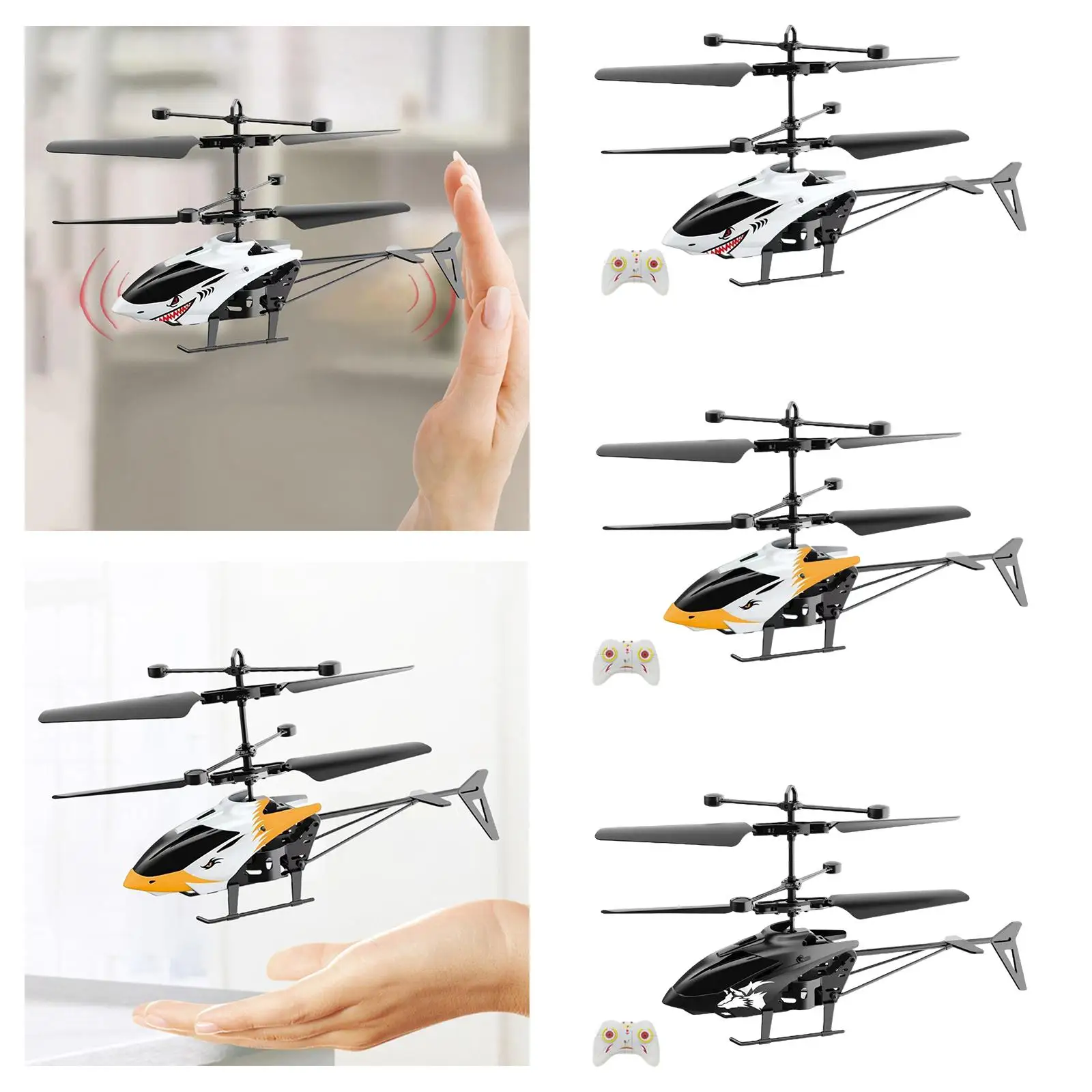 RC Induction Helicopter 2 Channels Gift USB Charging Plane Toys for Party Outdoor Children