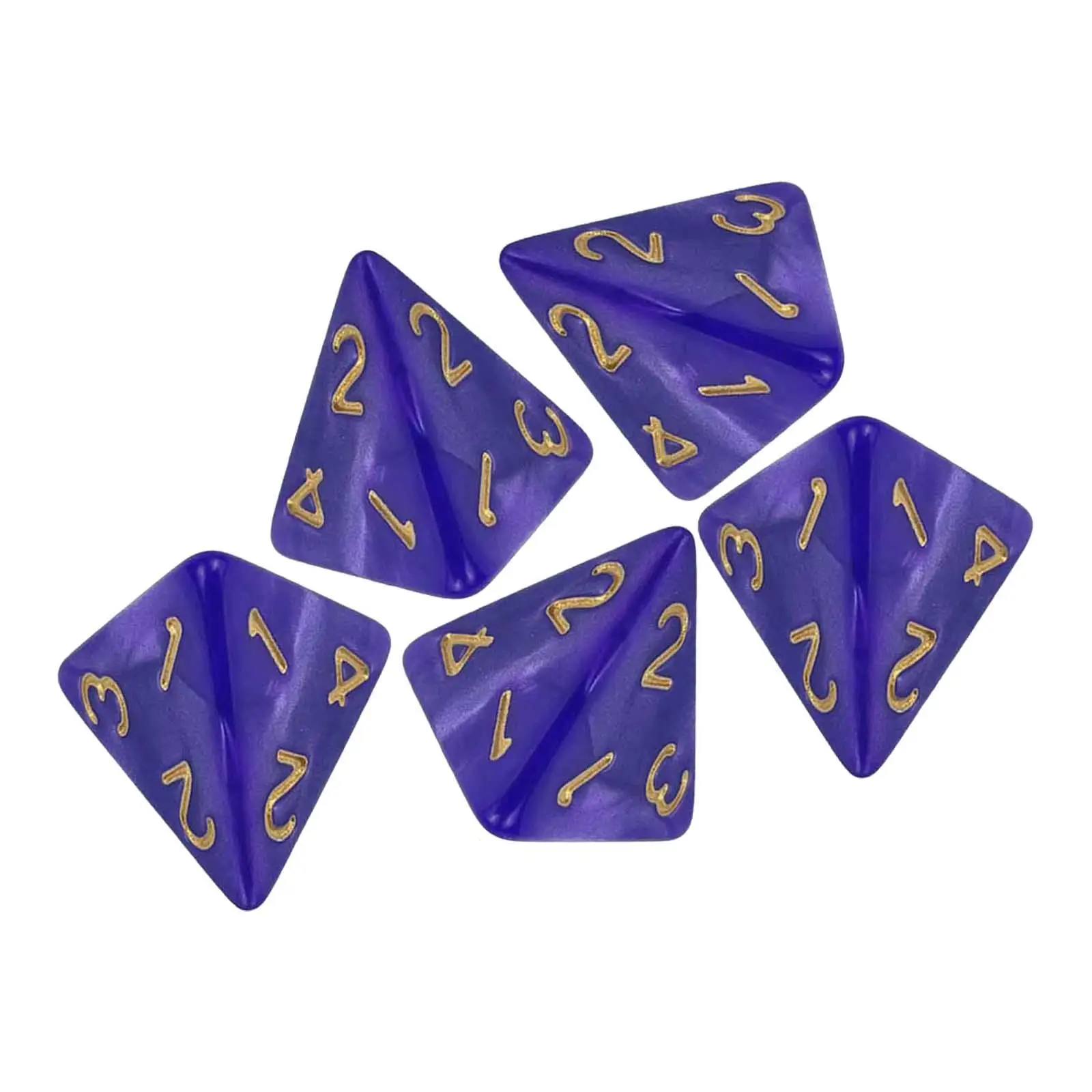 5 pieces Polyhedral Dices Multi Sided Game Dices for Party KTV Table Game