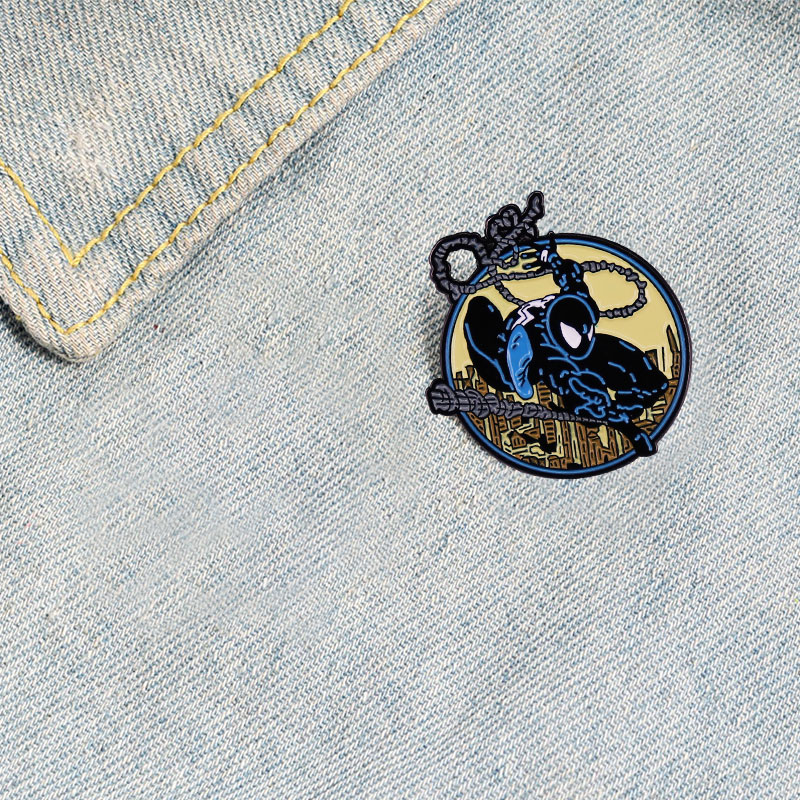 Coole Manga Comic Hero Emaille Pin Brosche Abzeichen Rucksack Kragen Pins Hut Schmuck Accessoires Geschenke – Detail 5