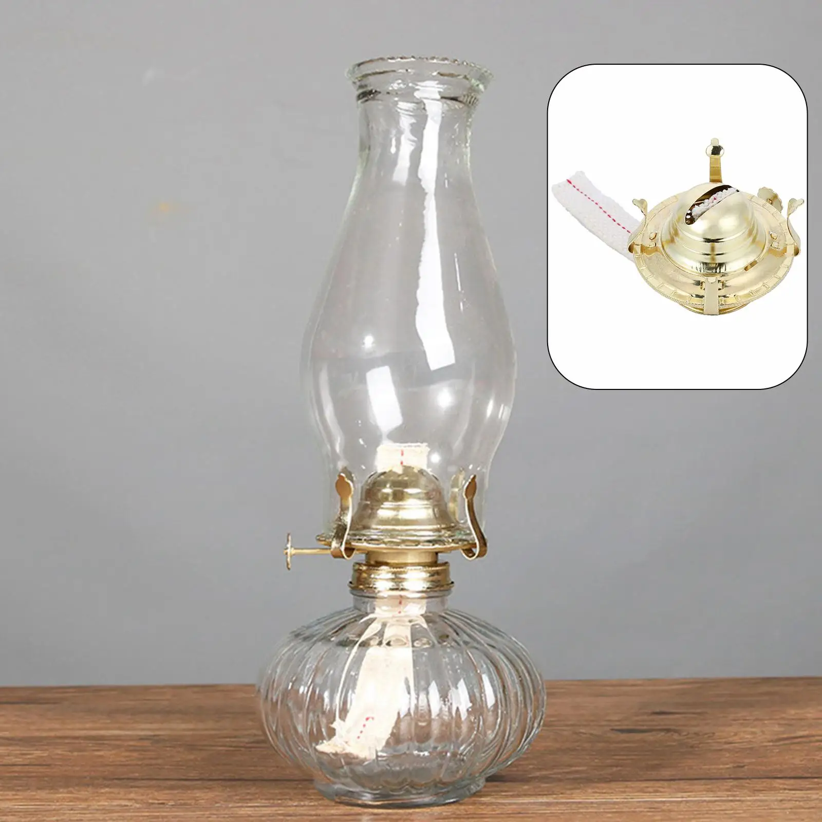 Kerosene Oil Lmp Prt Cotton Lmp Wick Lmp Replcement Wick Indoor Use DIY Oil Lmp Burner for Glss Oil Lmp Emergency Light