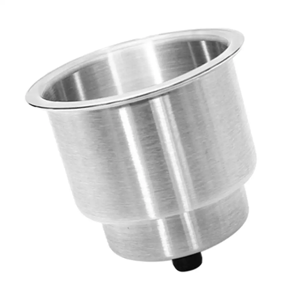 Brushed Stainless Steel Cup Drink Holder /Car/Truck Bottle Stand Holder