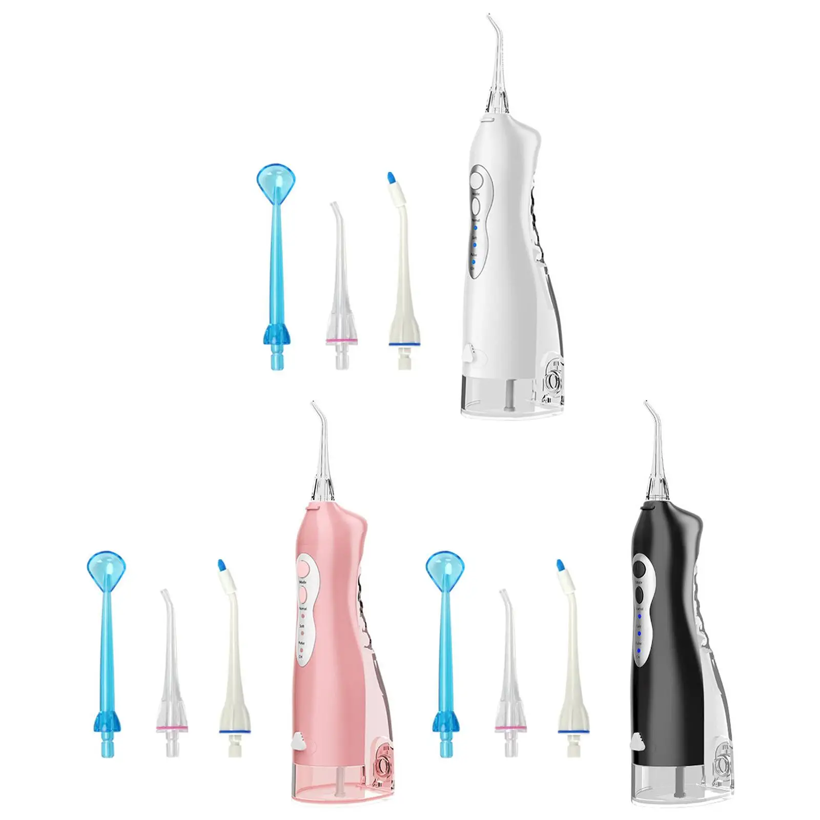 Wireless Water Oral Flosser Irrigator Tooth Clean Waterproof 3 Modes Water Jet Teeth Bridges Care Teeth Teeth Cleaner for Travel