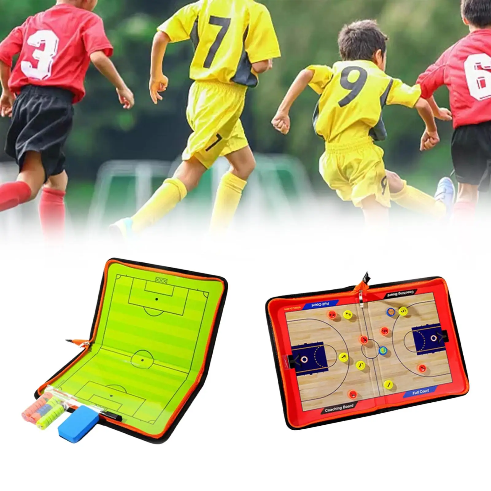 Basketball Football Soccer Coaching Boards with 26 Buttons Teaching Assistant