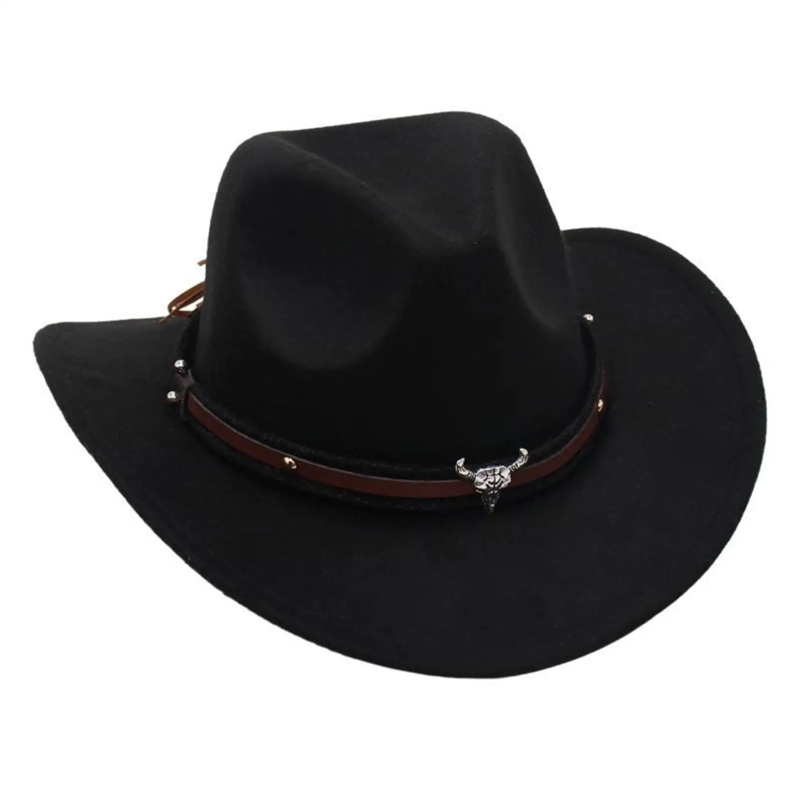 Wide Brim Hat Outdoor Dress up Photo Props Teens Beach Hiking Performance Cap Western  Hat Cowgirl Hat Fishing Hat