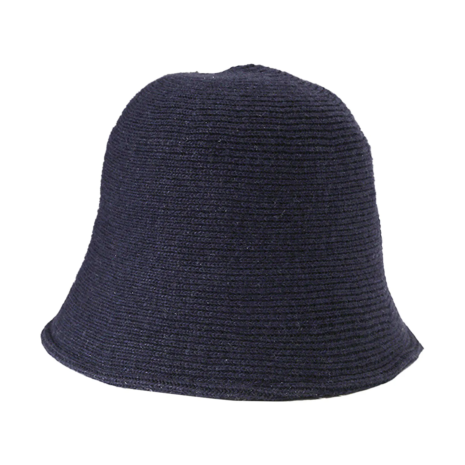 2022 Weave New Knitted Bucket Hats Hat Female Fashion Solid Color Wild Painter Japanese Fashion Cute Girls Hat Wool Women's Caps cute bucket hats