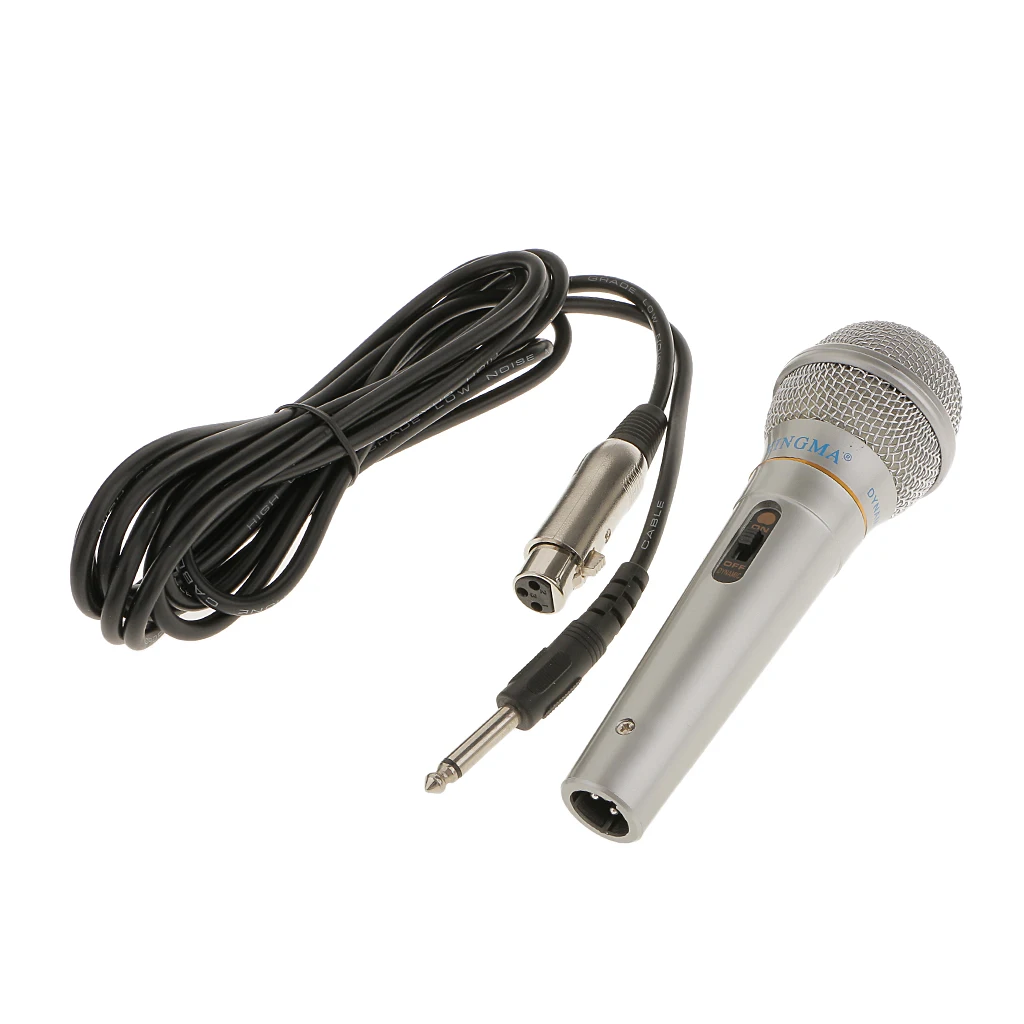 Professional Pure Vocal Dynamic Wired Microphone Mike with 11.5ft Cord
