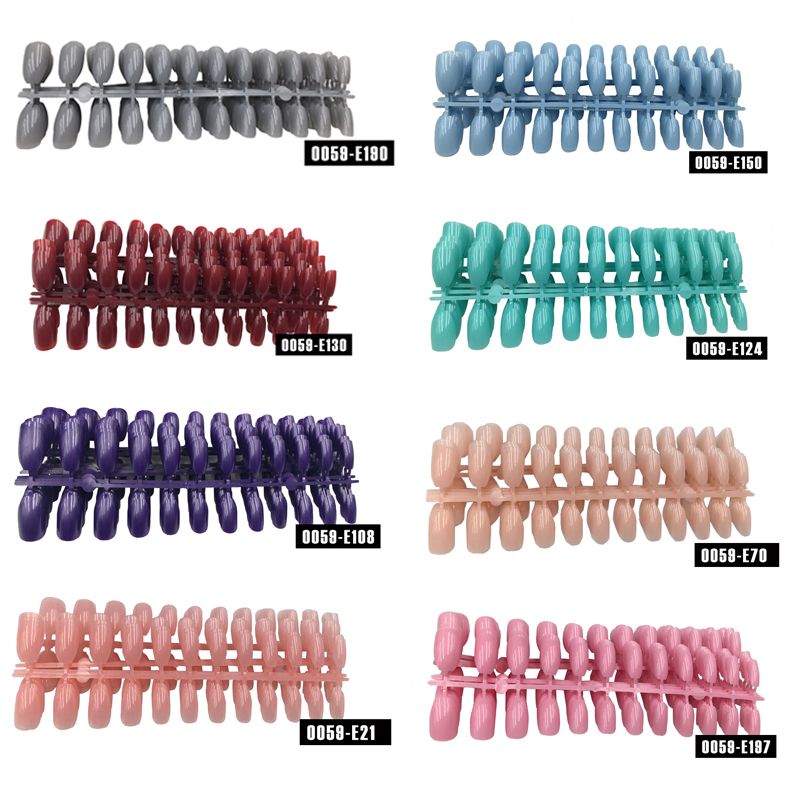 Best of 120pcs Fake Short Pointed Coffin False Nail Tips Stiletto False Nails Full Cover Pure Candy Color Ballerinas Press On Nail Reviews & Tips