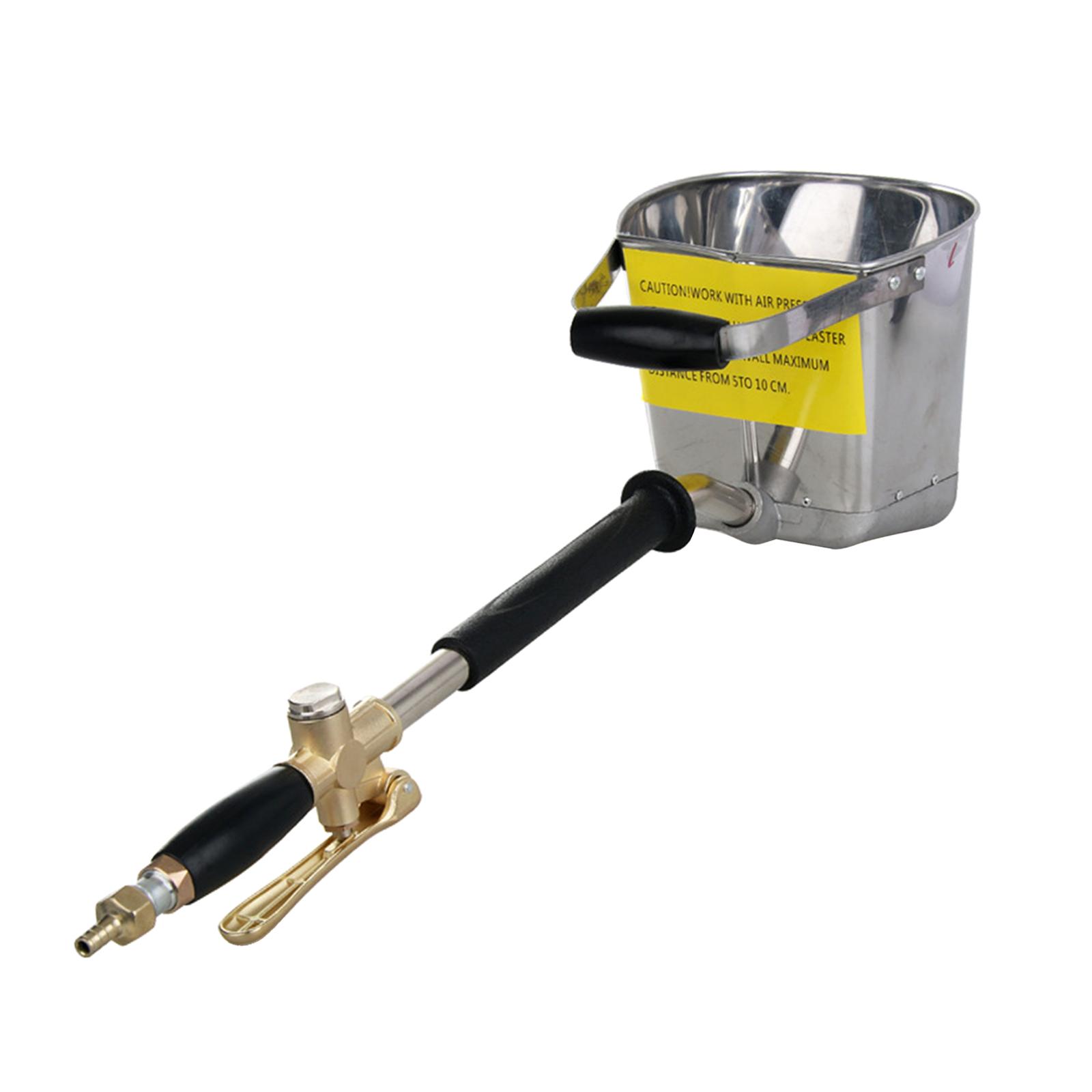 Mortar Sprayer Stucco Shovel Hopper Wall Plaster Sprayer 4 Jet Cement Mortar Spray Gun for Wall Painting Water Mud Cement Stucco
