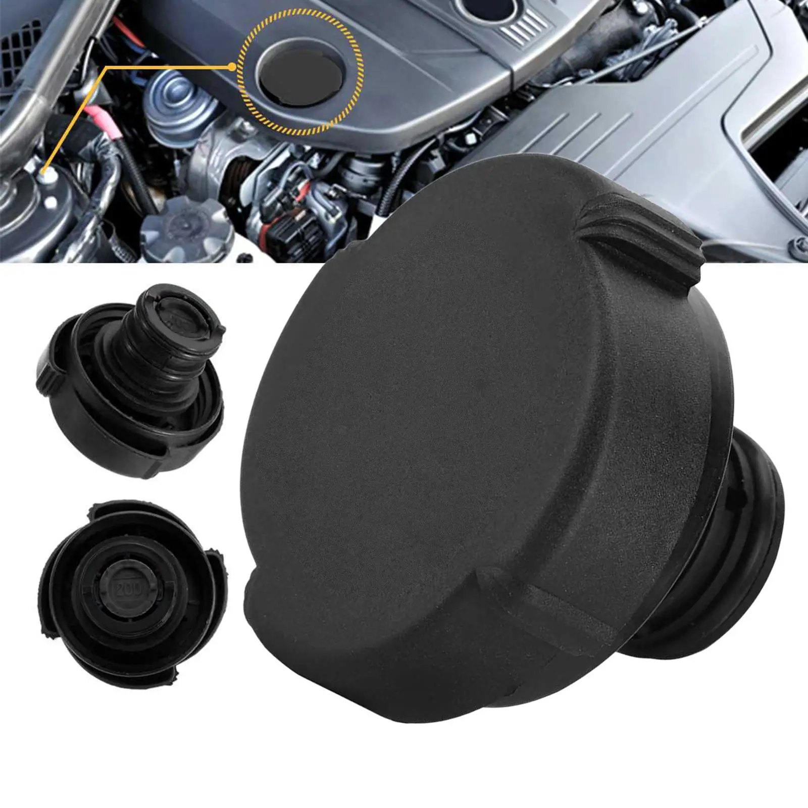 Vehicle Radiator Expansion Water Tank Caps Accessories 17110152374 17111712492 17111742231 Fits for BMW E39 E60 E36 E46 E28 E34