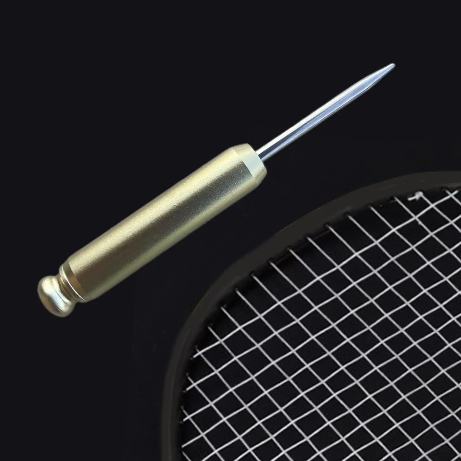 Durable Racquet Stringing Straight Awl Tennis Badminton Racket Awl Stringing Tool Supplies