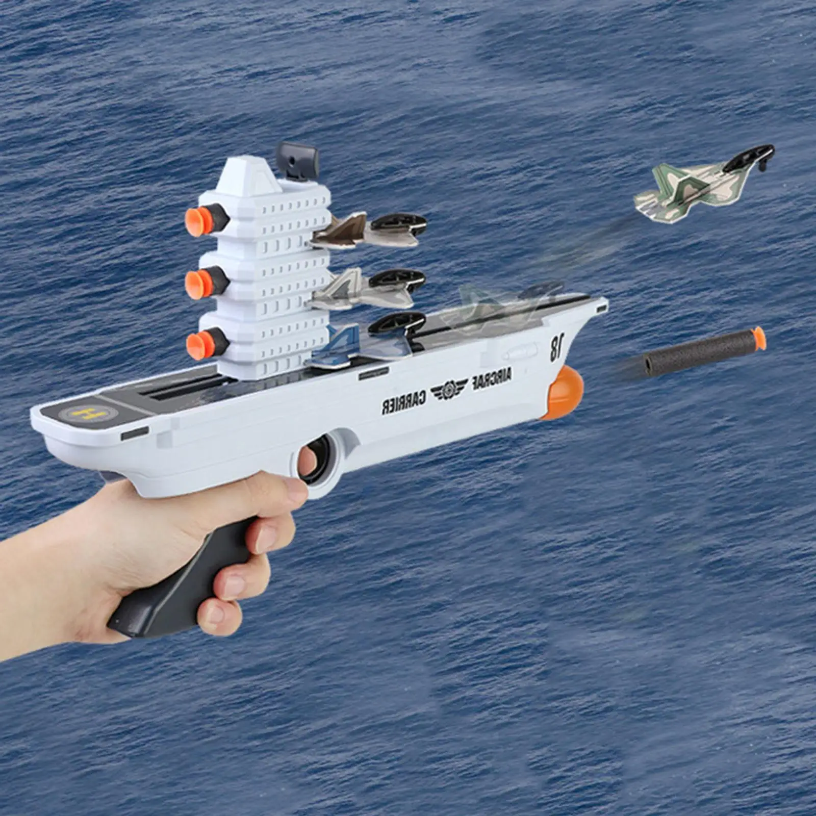 Aircraft Toy Launcher with 4Pcs Foam Plane Plane for Children Party Favors