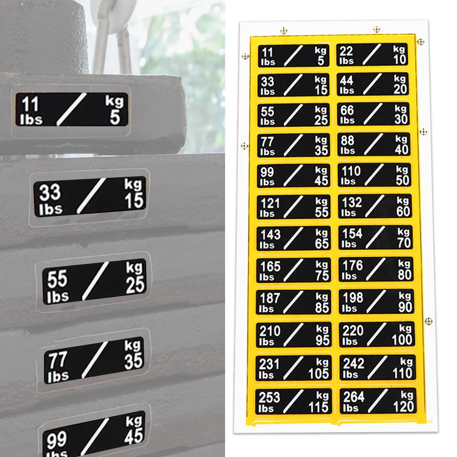 Weight Sticker Label Sticker Number Sticker Weight Stack Labels Sticker Labels Power Equipment Label Weight Sticker White Number