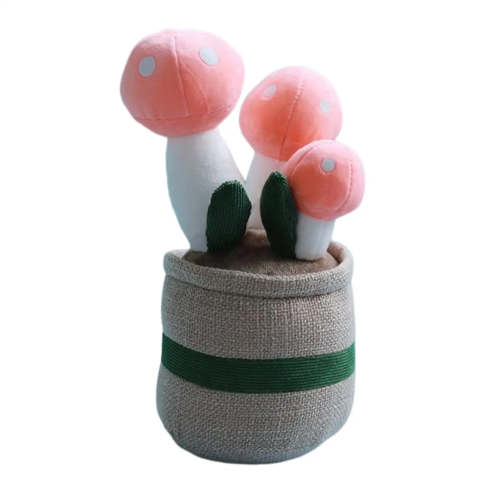 Mushroom Plush Toys Creative for Bedside Table Indoor Bookshelf Decor Living Room