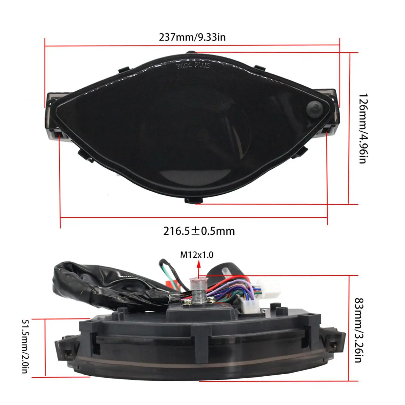 LCD Display Digital Motorcycle    100 110, 0-14000r/min