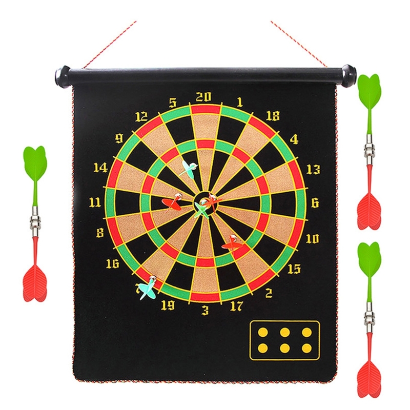 Title 7, Doppelseitige Roll-up Dart Board Set Dart Board...