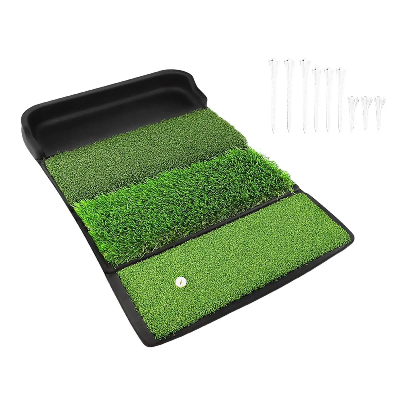 Golf Hitting Mat Golf Training Mat Durable Foldable Driving Chipping Training Aid for Game Indoor Home Adults