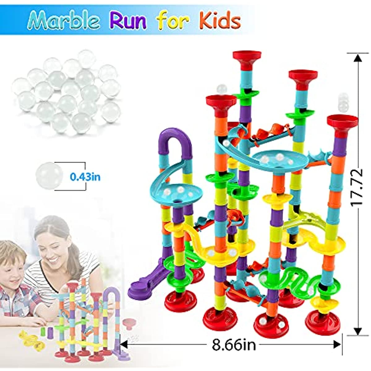 Детский конструктор Marble Run, лабиринт, гоночный конструктор для детей от  4 лет, игрушки для мальчиков и девочек, подарок на день рождения, фестиваль  | AliExpress