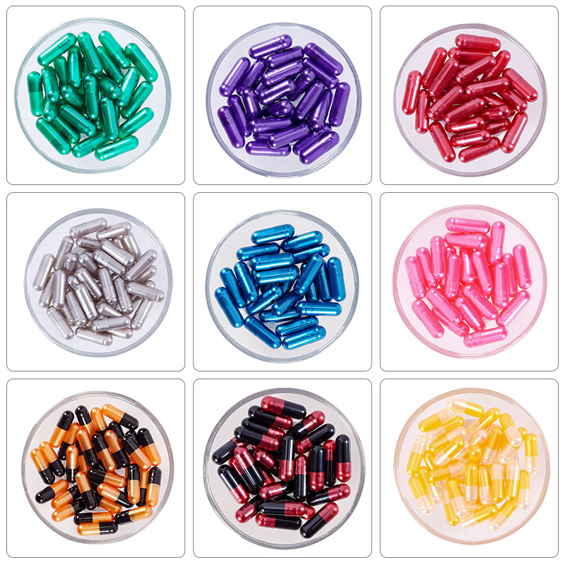 Best of Hollow Colored Medicine Powder Capsules 1000PCS Standard Size 00 # Black Joined Empty Capsules Gelatin Capsules Reviews & Tips