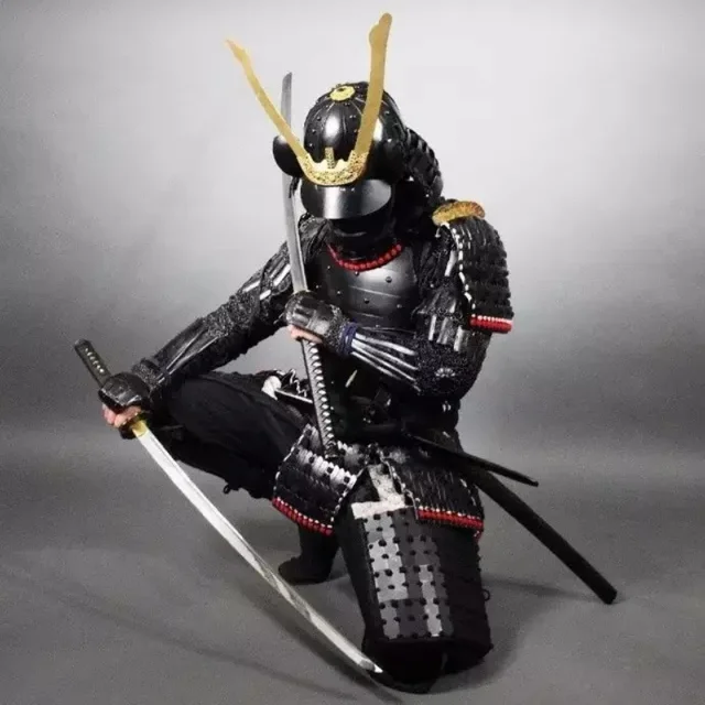 Japanese Black Samurai Armor Imperial Bushi Tousei-gusoku Cold 