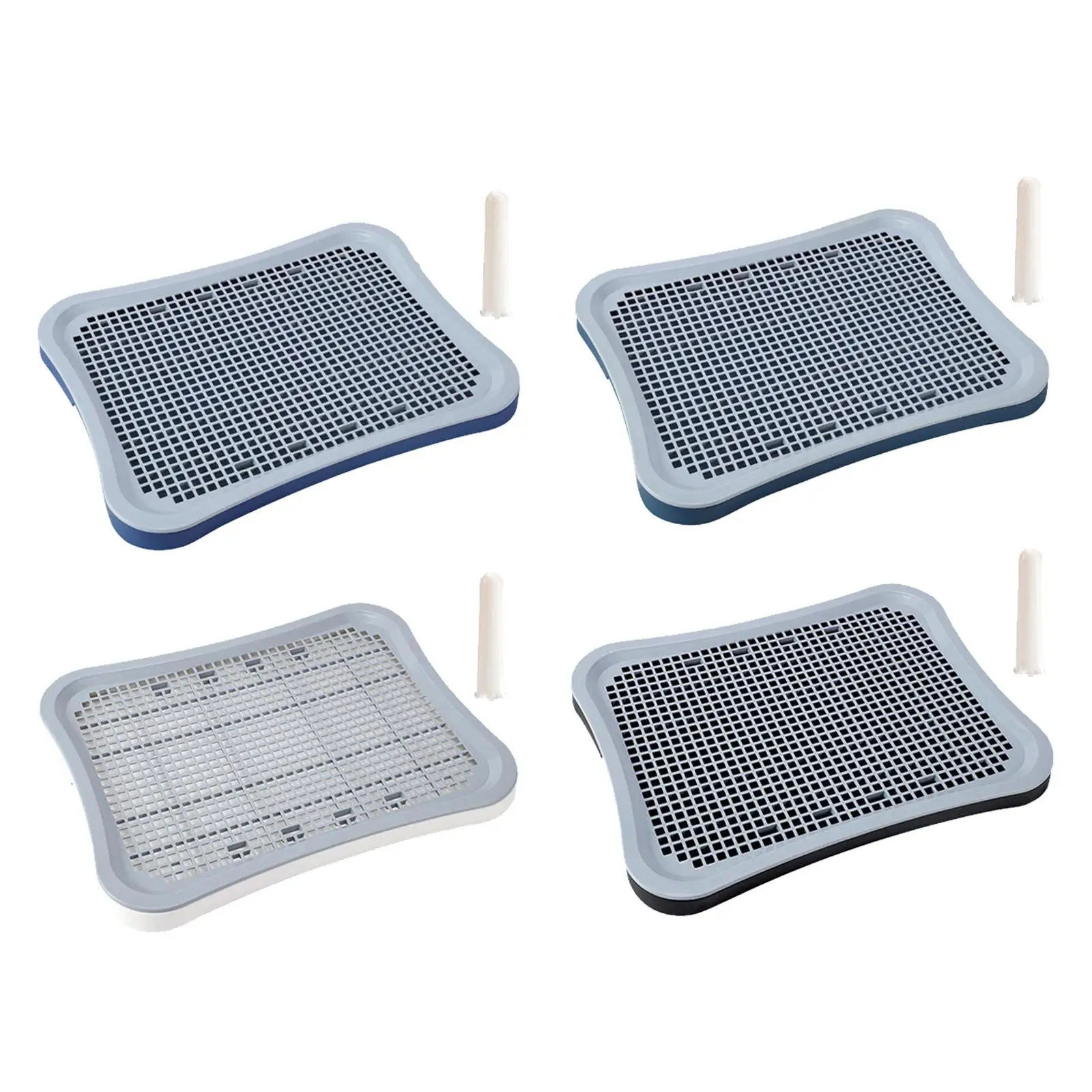 Pet Toilet Easy to Clean Litter Bedding Box Urinal Detachable Mesh Grids Bedpan Pee Pad Holder for Bunny Pets Accessories Kitten