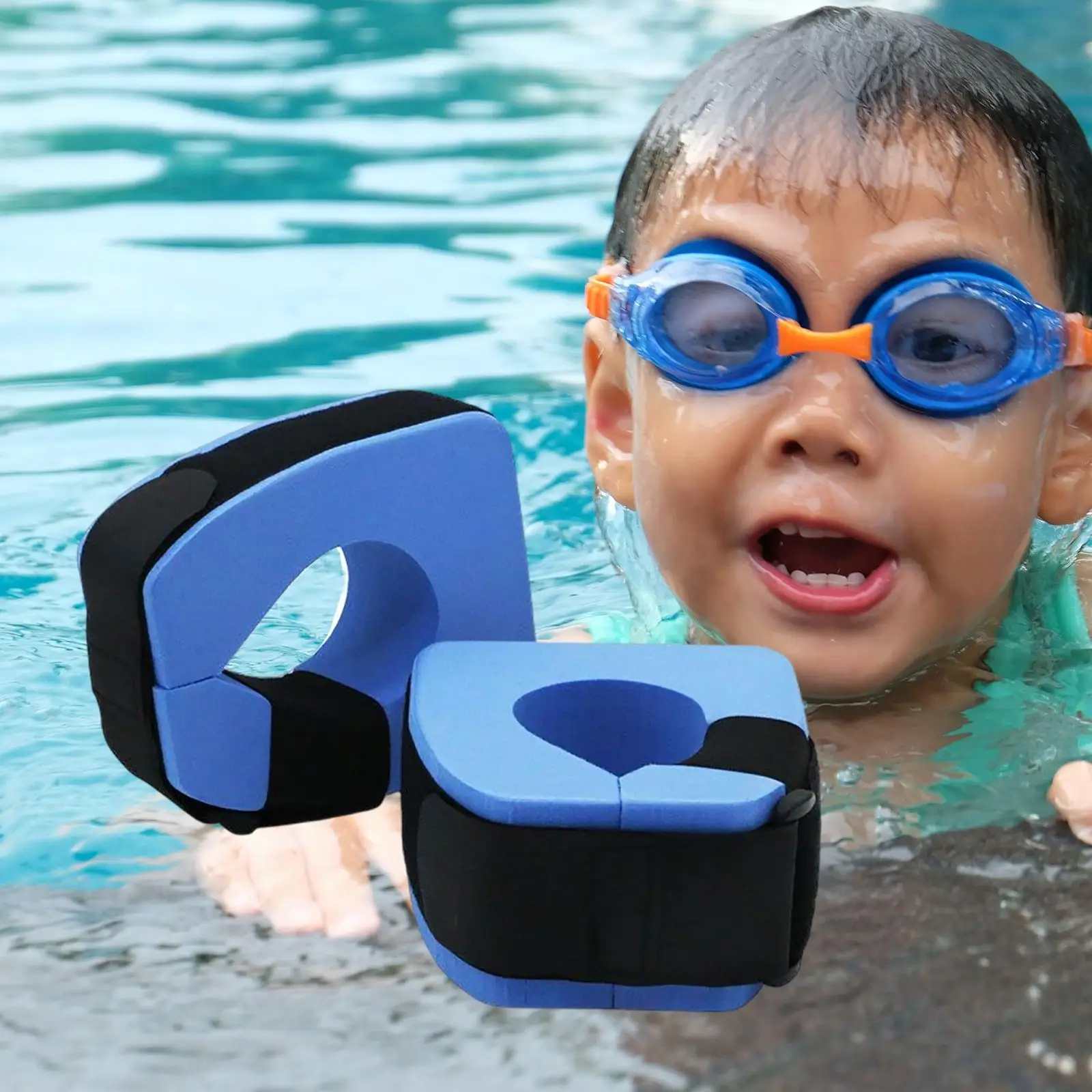 Swim Training Float Leg Arm Bands EVA Foam Swim Armband Ring Swimming Floating Band for Kids Adults Swimming Aid Equipment