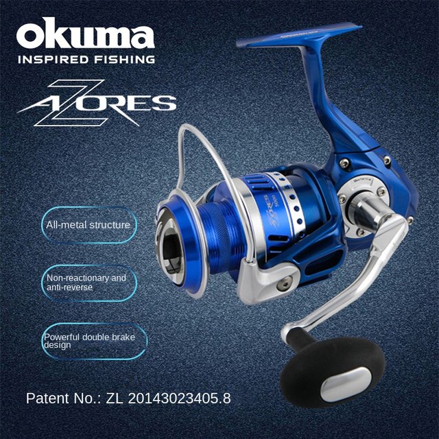 okuma 6500 spinning reel Okuma Fishing Azores 6500 Okuma Azores Blue 5500 AZORES SPINNING REEL OKUMA  FISHING: Global Leader In