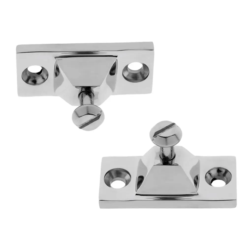 Heavy Duty Marine Stainless Steel Boat Deck Hinge Bimini Top Cover Fitting Accessories with Two Holes