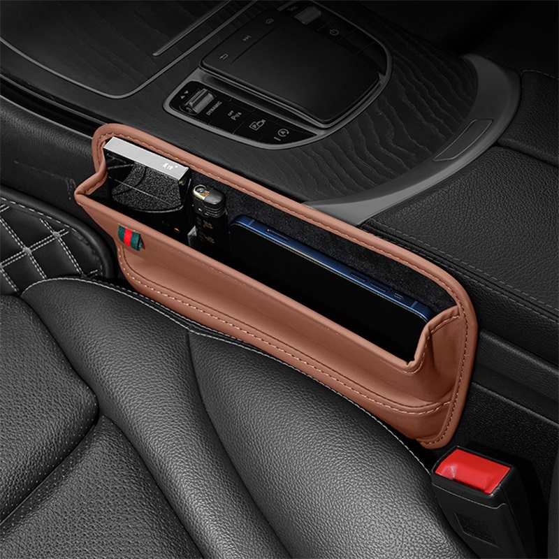 Seat Slit Gap Pocket Interior Accessories Phone Key Holder Leather Car Seat  Gap Slot Storage Box Gap Plug Filler Car - buy Seat Slit Gap Pocket  Interior Accessories Phone Key Holder Leather