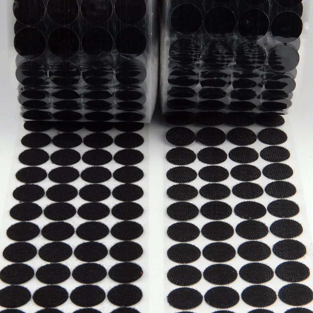 99pairs 10/15/20mm Transparent Sticky Dots Self Adhesive Hook and Loop Fastener Tape Strong Glue Baby Round Coin Tape Sticker
