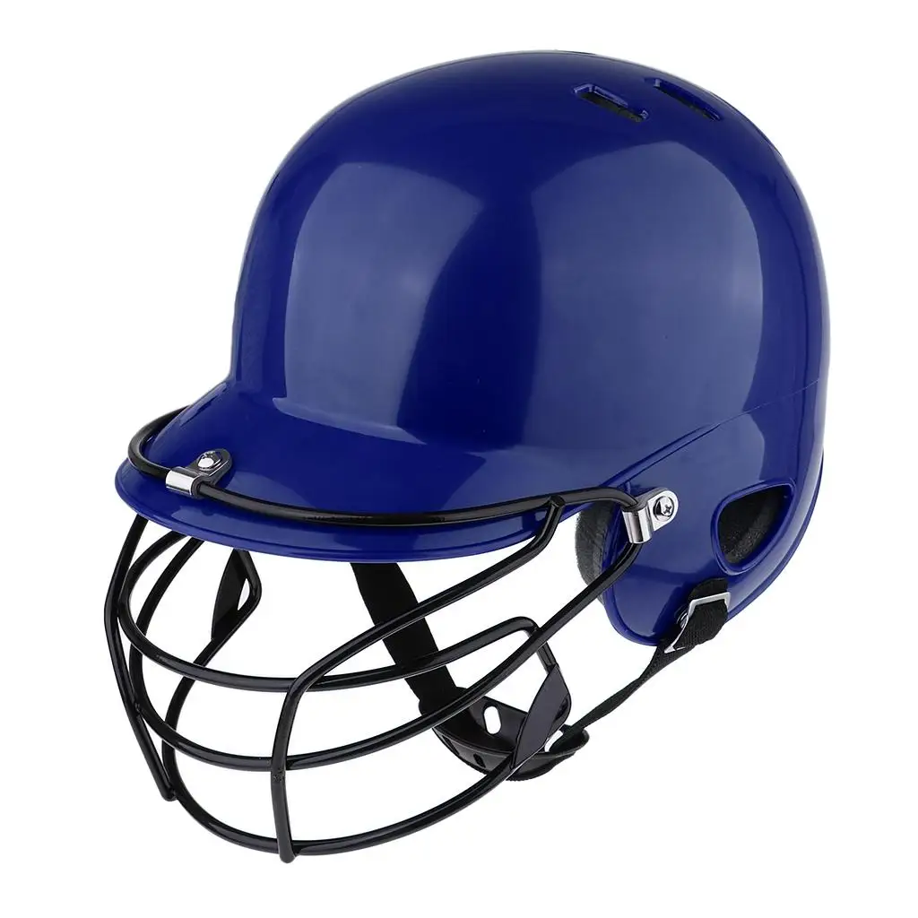 Baseball Gear Adjustable with Lanyard High Impact Face Head Guard Protections