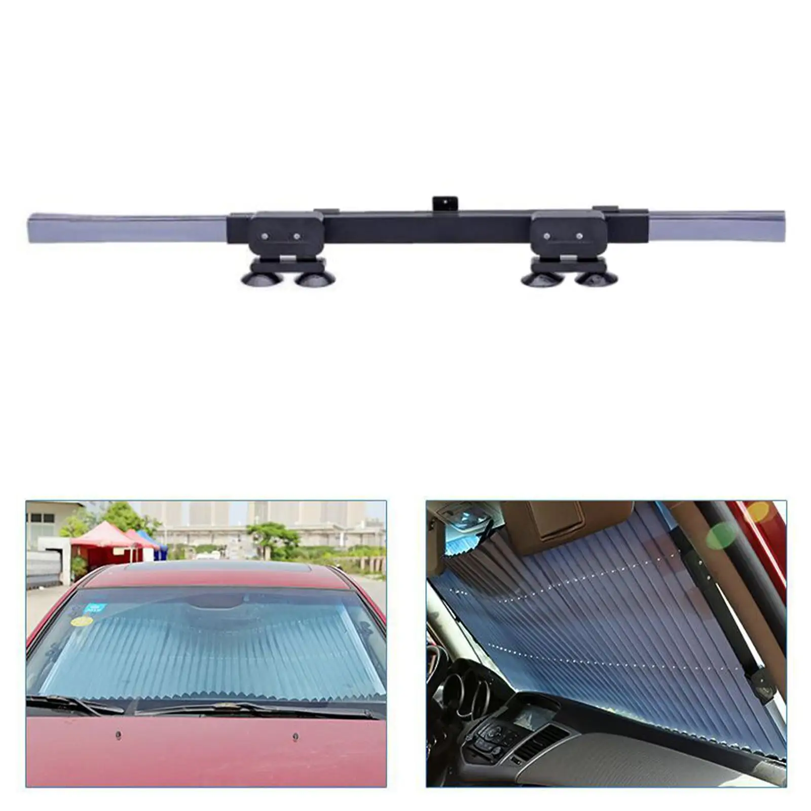 Car Windshield Sunshade Cover Curtain Front Fit for Keep Vehicle Cool