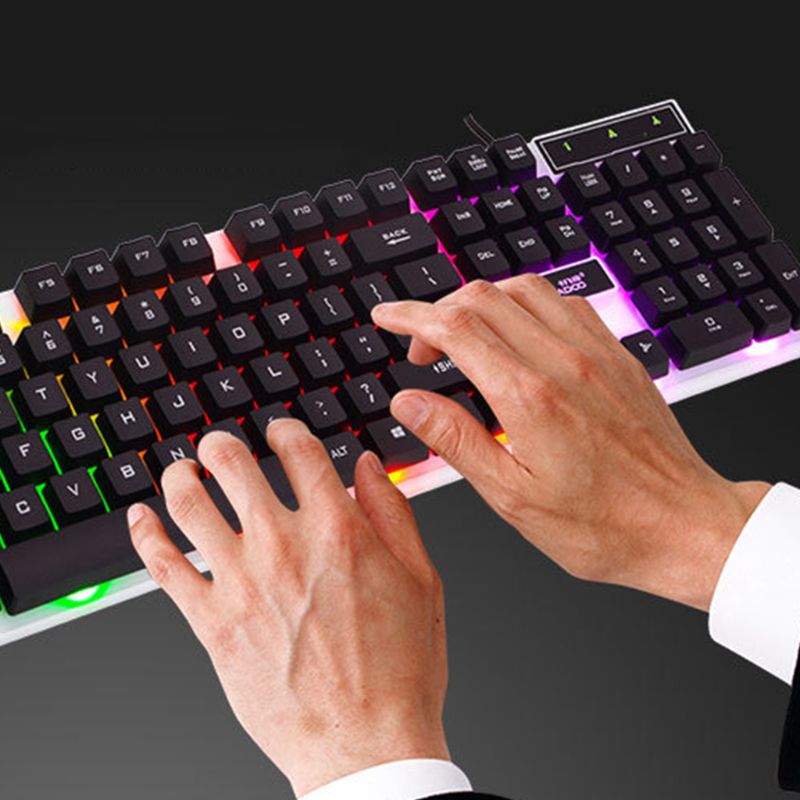 Full Size  Mechanical Gaming Keyboard, Splash-Proof, for IDEAL for Windows