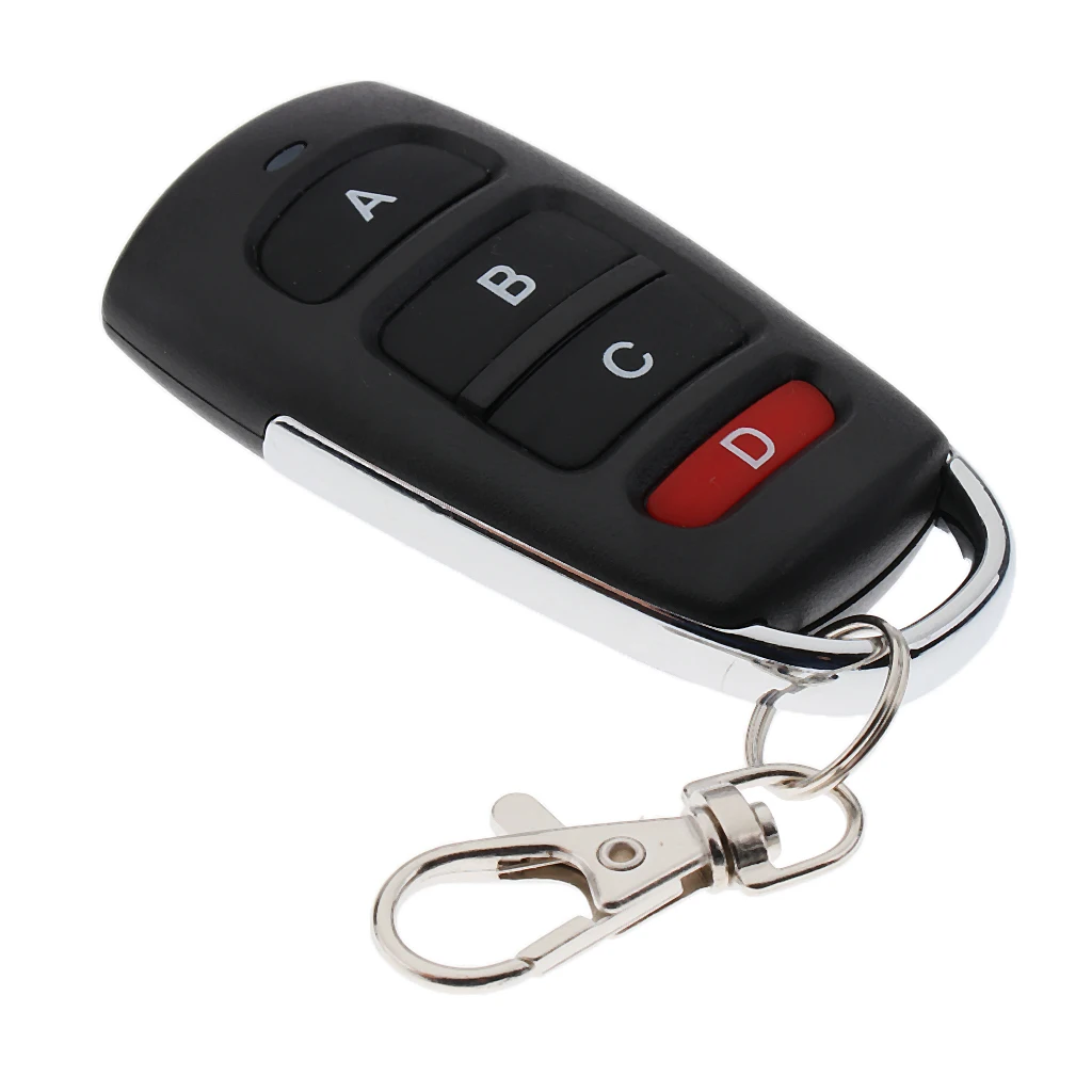 4-Channel Remote Control, Cloning 433mhz  Basement Warehouse Door Remote Control Key Fob Universal