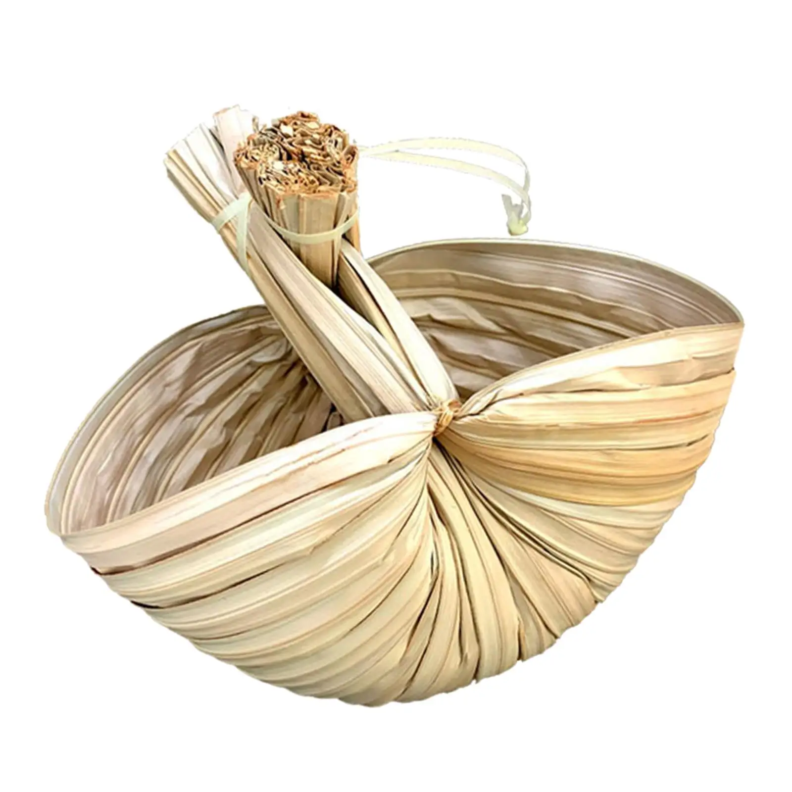 Portable Woven Basket Dessert Storage Decorative Home Decor Ornament Crafts Fruit Bowl for Bathroom Shopping Picnic
