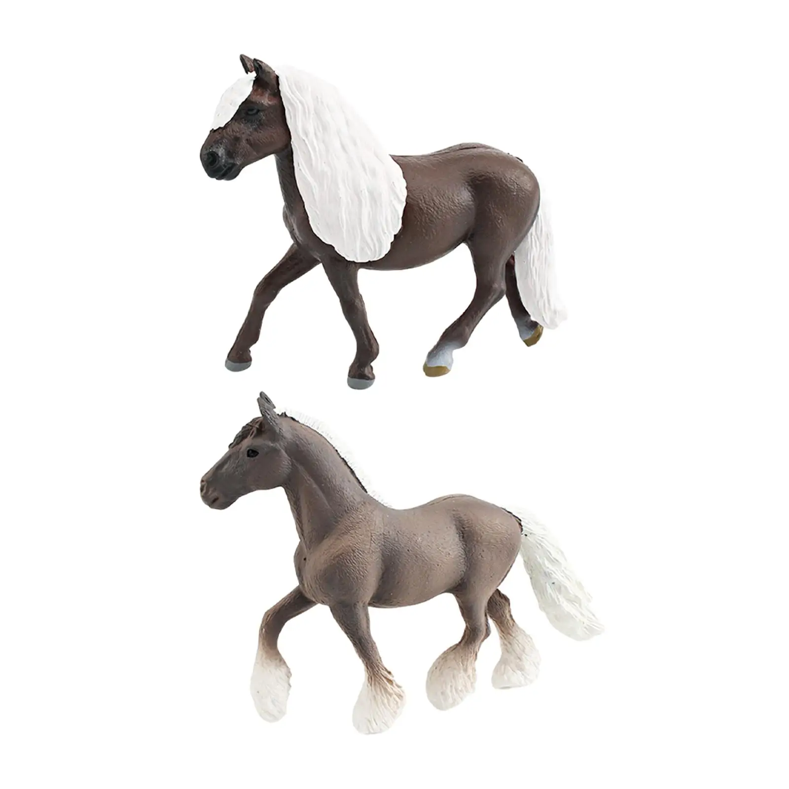Animals Figures Simulation Horse Party Favors Educational Learning Toy Horse Toys for Desktop Decor Cake Toppers Ornament Family