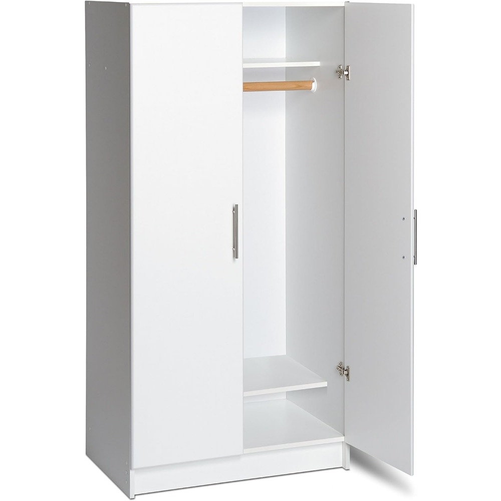 Title 3, Armoire Wardrobe Closet - White 32"W x 35"H x 2...