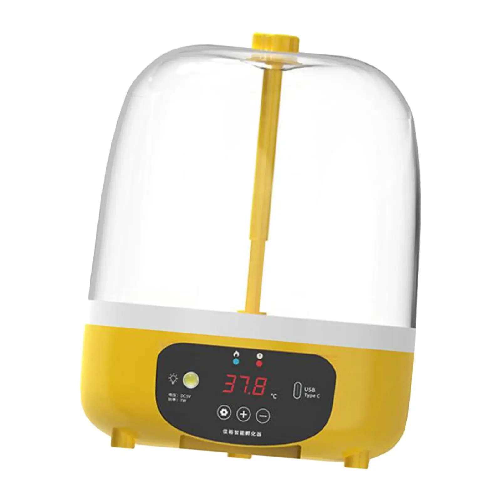 Portable Poultry Hatcher 5 Eggs Digital Automatic Egg Incubator for Hatching