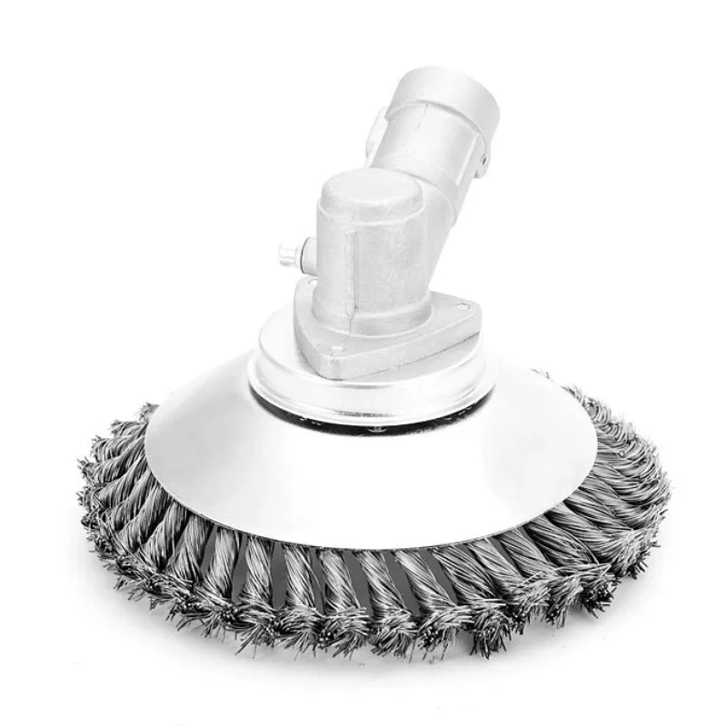 6/8 Zoll Kohlenstoffstahldraht Bruchsicher Abgerundete Kante Unkrauttrimmer Kantenkopf Power Rasenmäher Garten Unkrautbürste Rasenmäher – Detail 3