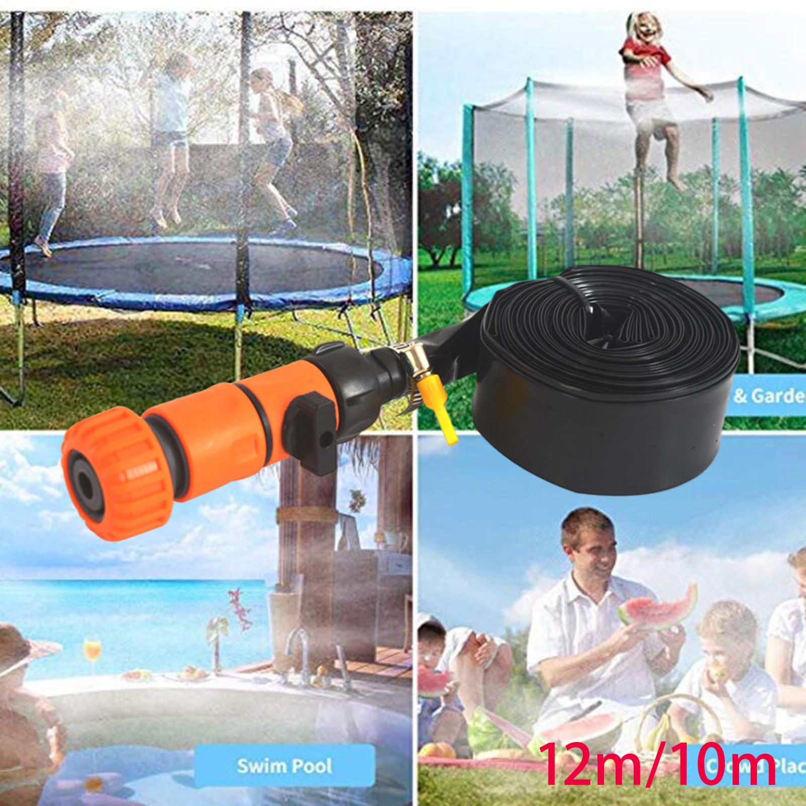 Trampoline Sprinkler- Entertainment Water Game -Water Park Sprinkler for Outside Backyard Water Park