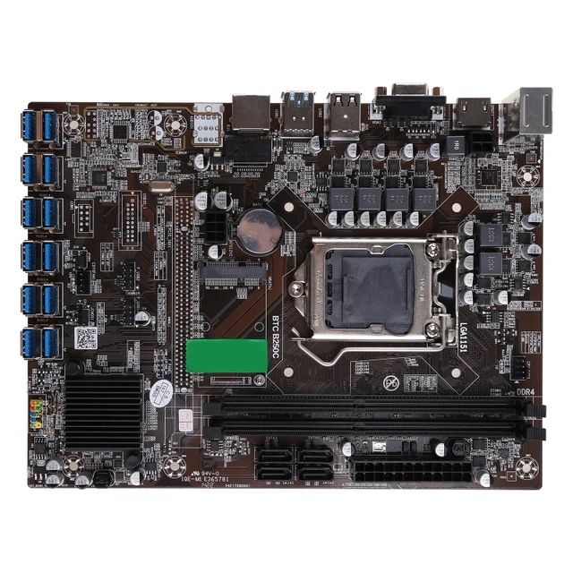 Btc-メインボードB250cBtc,CPU,Ddr4,12ピン,Lga 1151 GPUをサポート ...